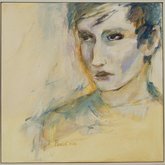 Gaze 500x500 Oil on Canvas Framed R2800